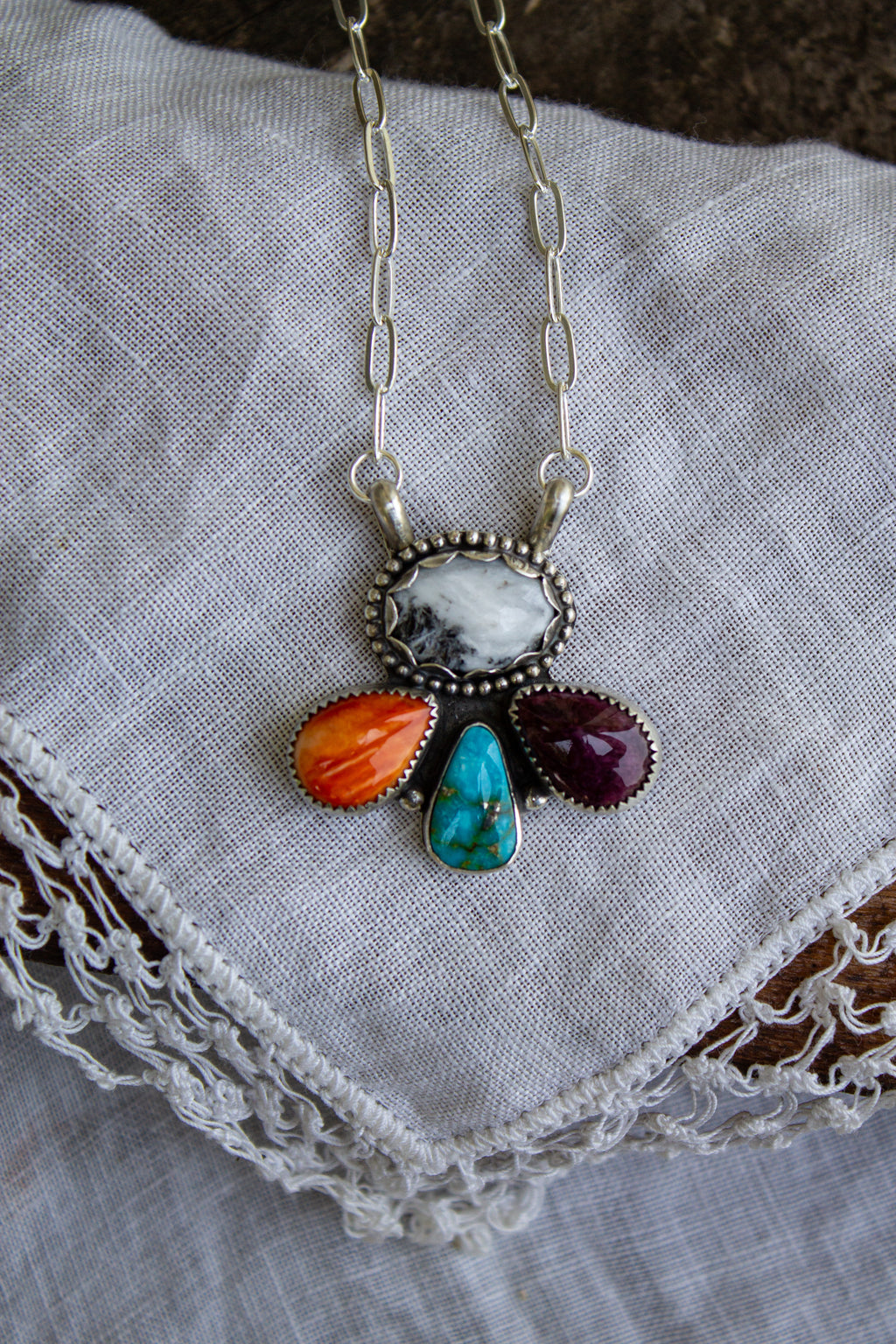 Mixed Stone Necklace