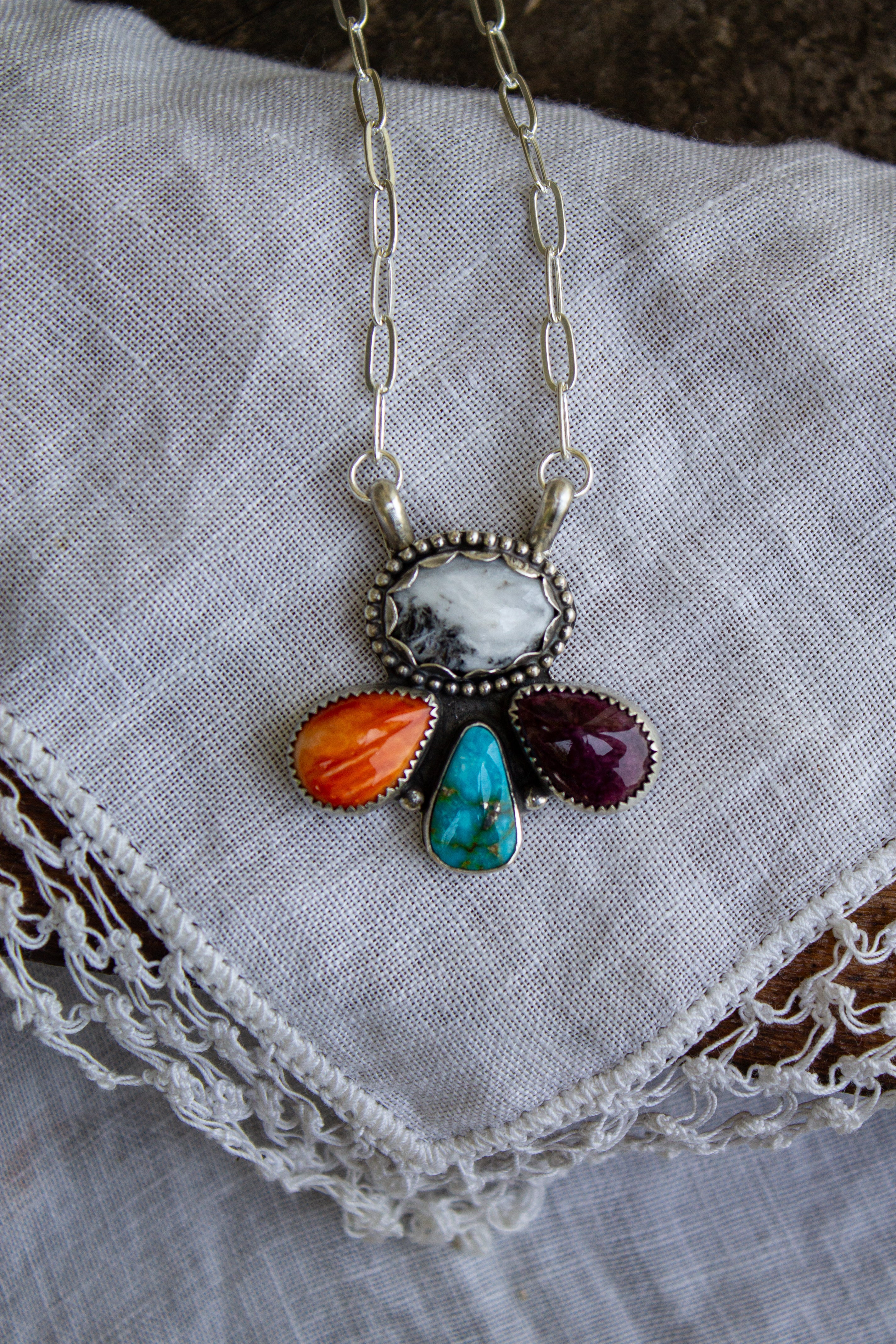 Mixed Stone Necklace