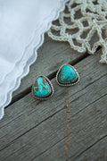 Fox turquoise studs
