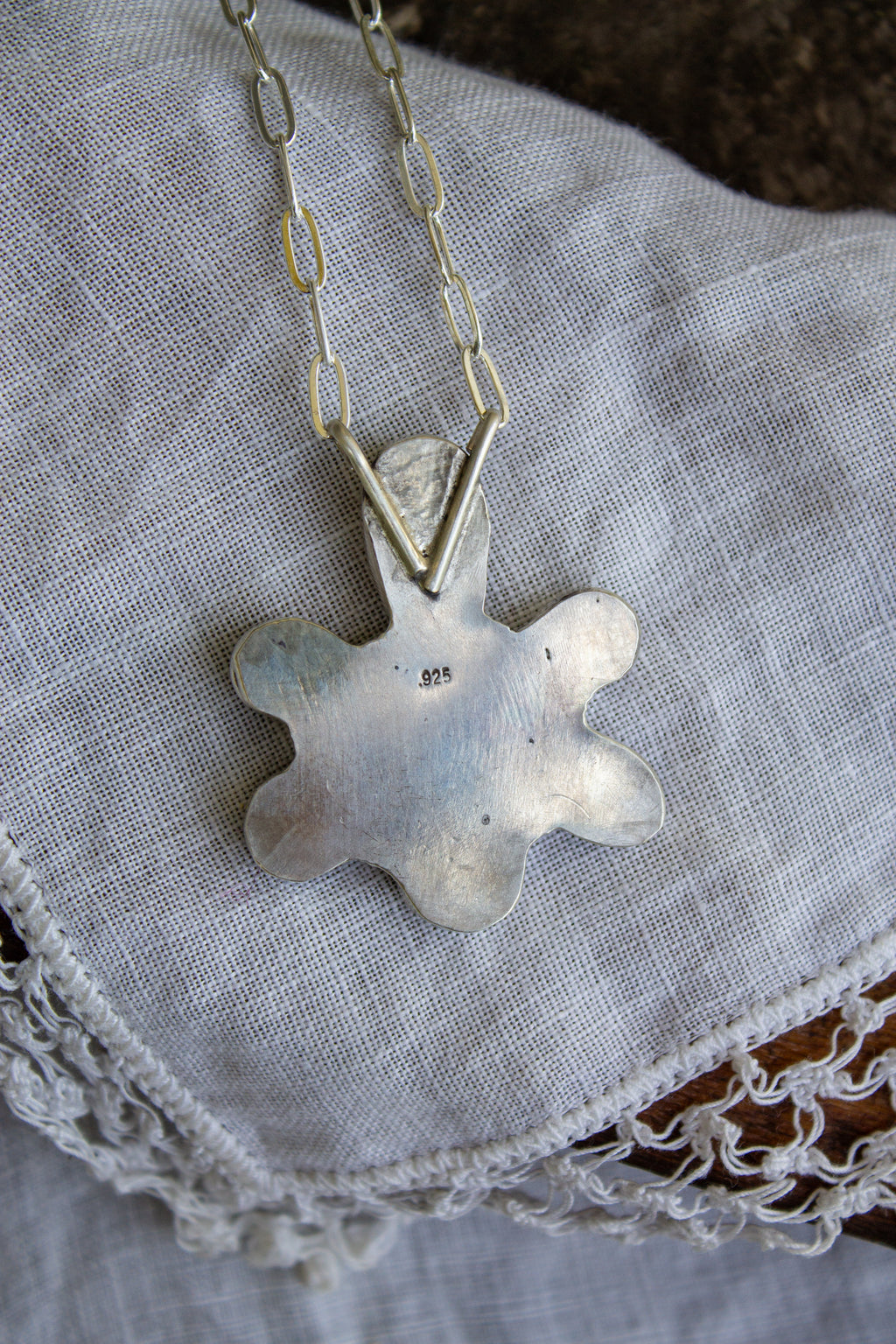 White Buffalo Statement Necklace