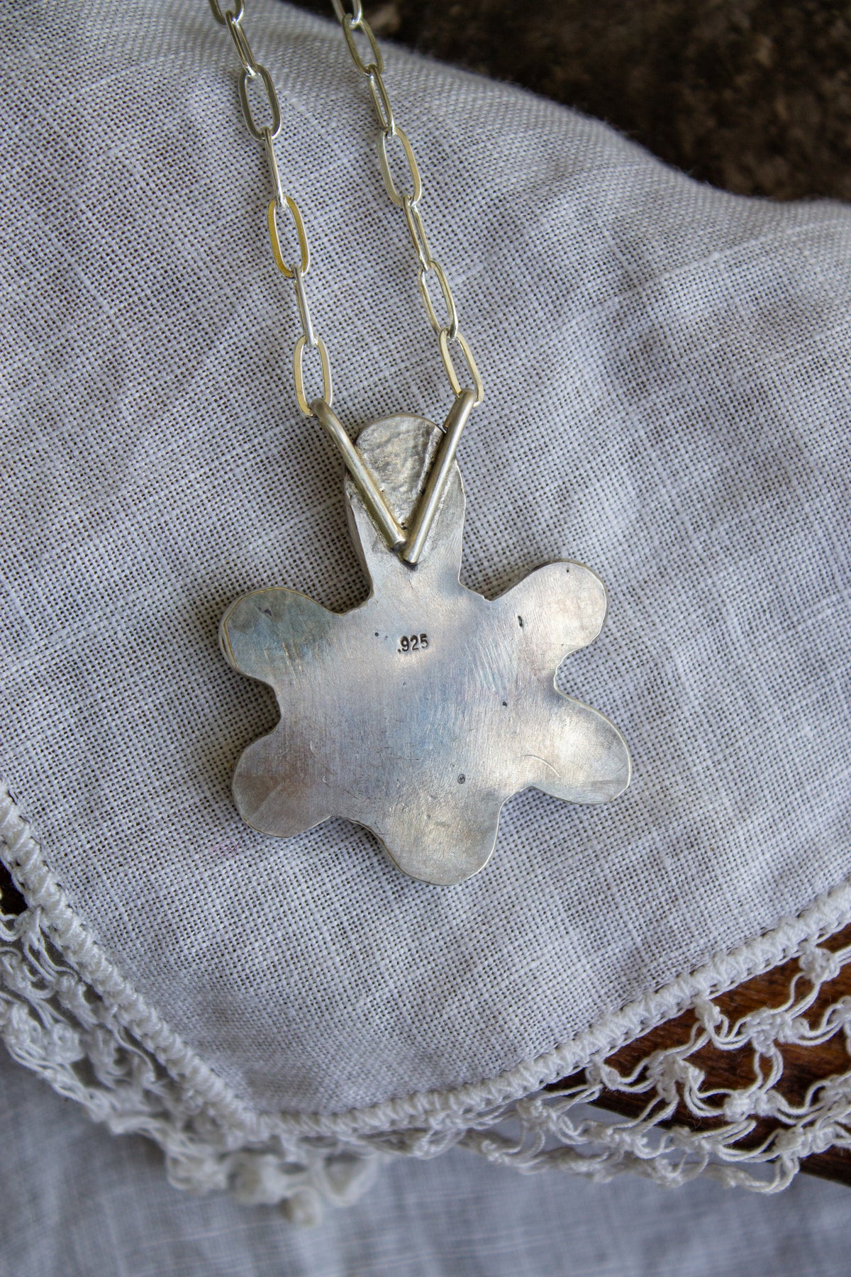 White Buffalo Statement Necklace