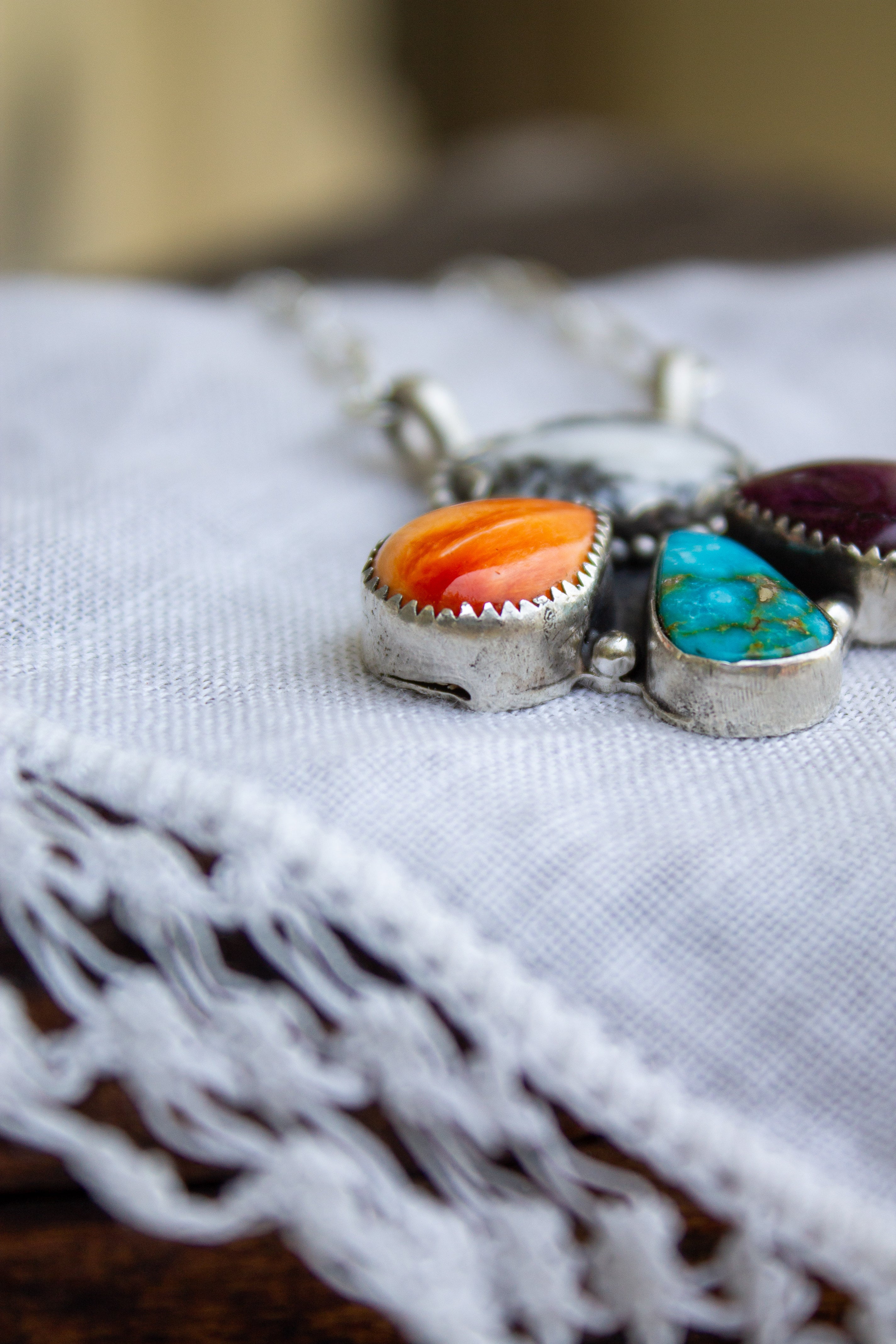 Mixed Stone Necklace