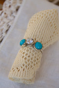 Cubic Zirconia and Kingman ring - size 8