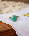 Fox turquoise ring - size 7